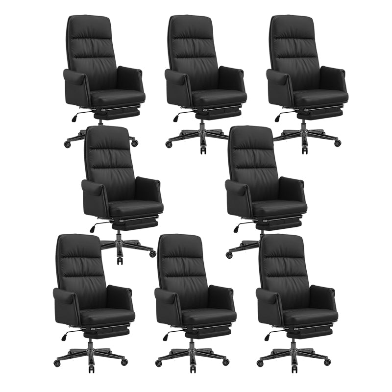 Contemporary Chair Fixed Arms Adjustable Seat Height Office Chair