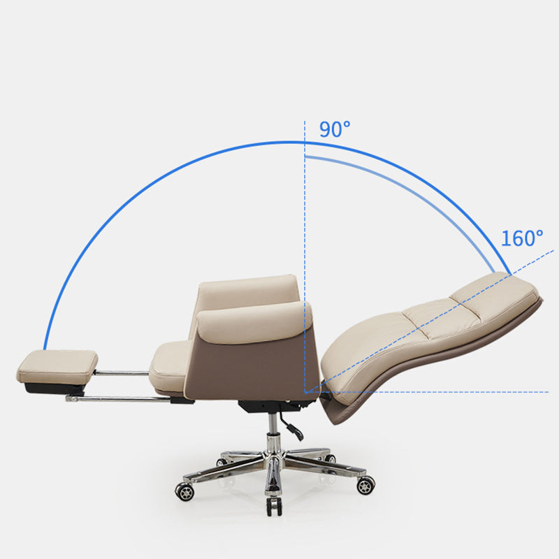 Contemporary Chair Fixed Arms Adjustable Seat Height Office Chair