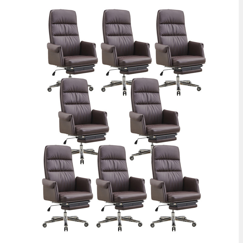 Contemporary Chair Fixed Arms Adjustable Seat Height Office Chair