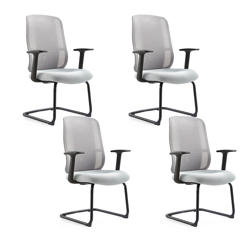 Mid-Back Office Chair Contemporary Lumbar Support Desk Chair