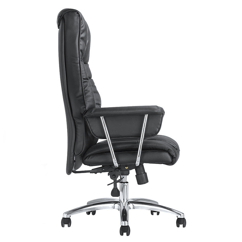 Contemporary Arm Chair Black Adjustable Seat Height Office Chair