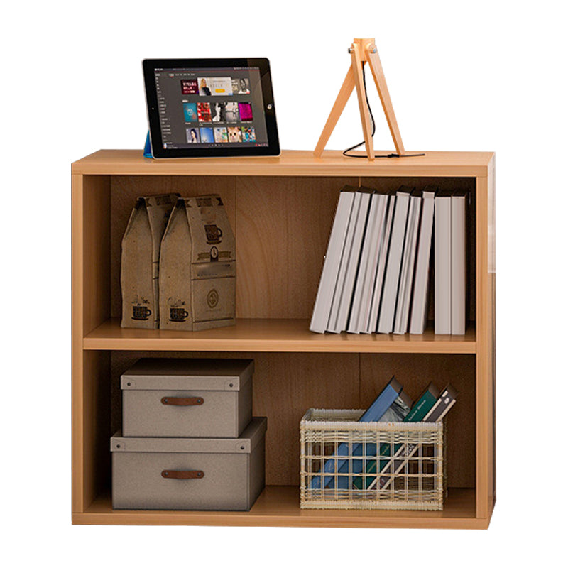 Contemporary Engineered Wood Book Shelf Closed Back Shelf Bookcase for Study Room