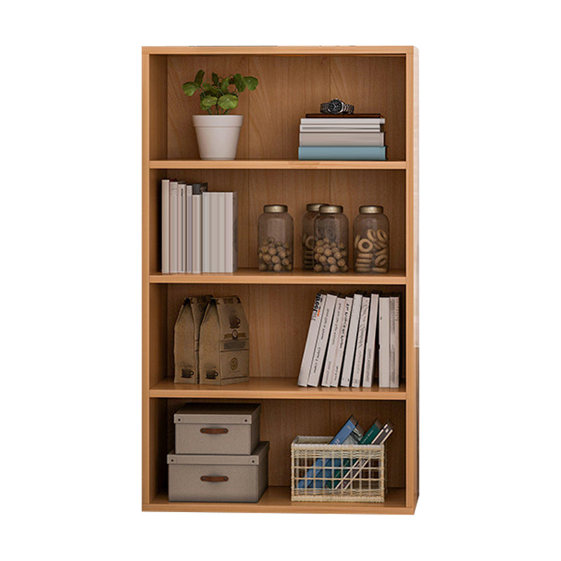 Contemporary Engineered Wood Book Shelf Closed Back Shelf Bookcase for Study Room