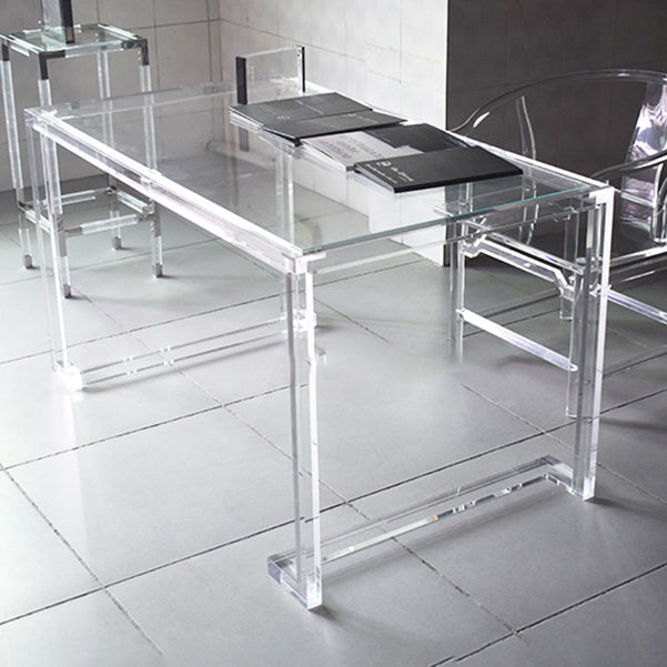 Modern & Contemporary Acrylic Writing Desk Dormitory Writing Desk