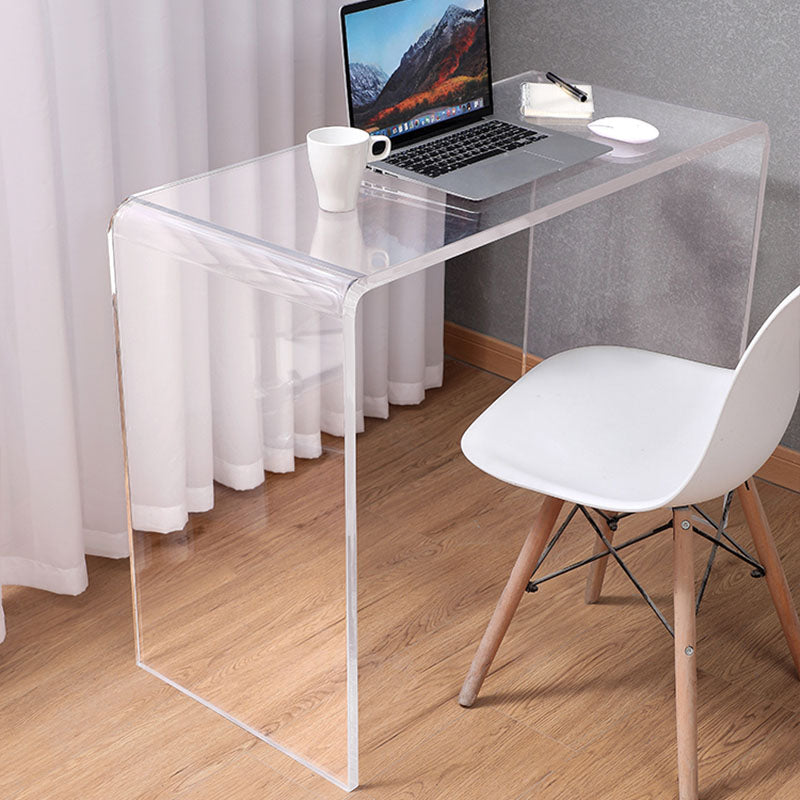 Acrylic Rectangular Writing Desk Modern Meeting Desk for Home