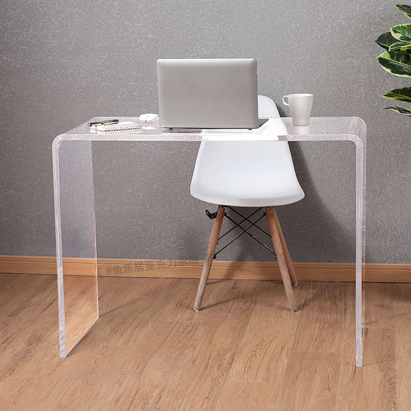 Acrylic Rectangular Writing Desk Modern Meeting Desk for Home