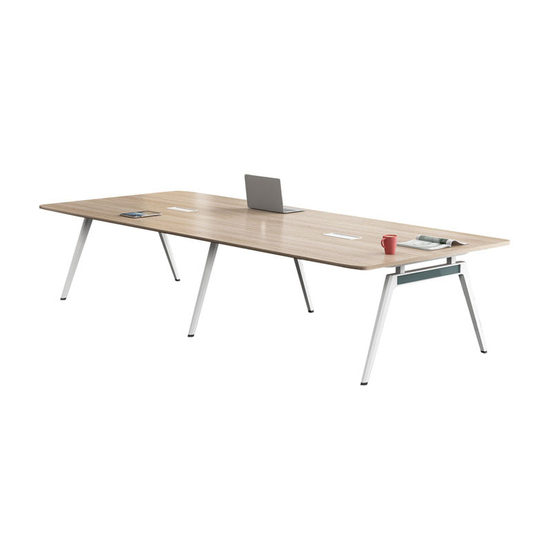 Modern Solid Wood Writing Desk Natural Parsons Writing Desk for Office