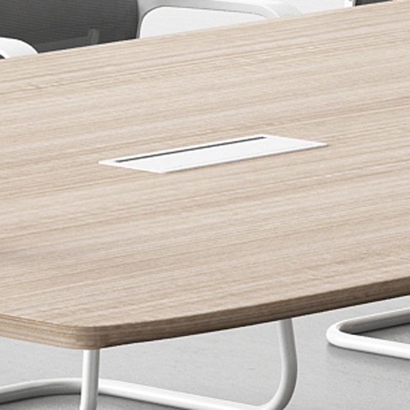 Modern Solid Wood Writing Desk Natural Parsons Writing Desk for Office