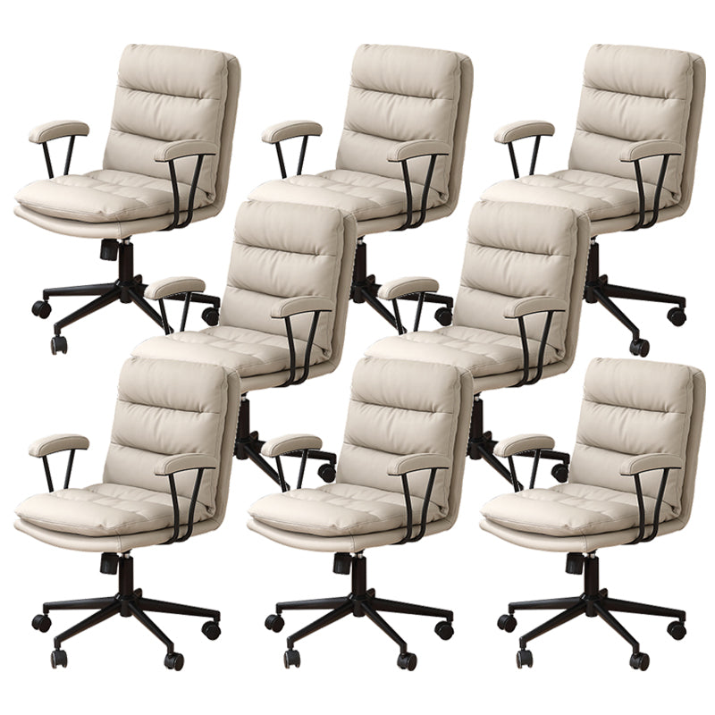 Contemporary Adjustable Executive Chair Leather Office Chair