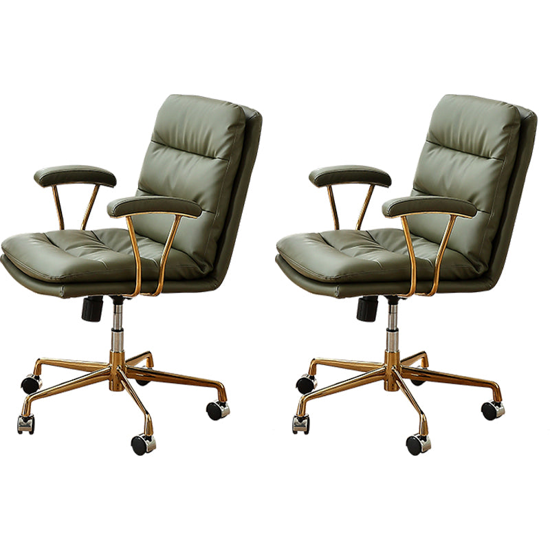 Contemporary Adjustable Executive Chair Leather Office Chair