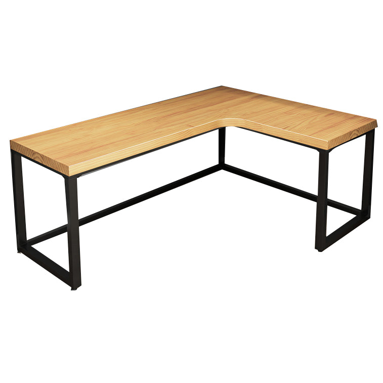 Industrial Solid Wood L-Shape Writing Desk Meeting Desk for Office