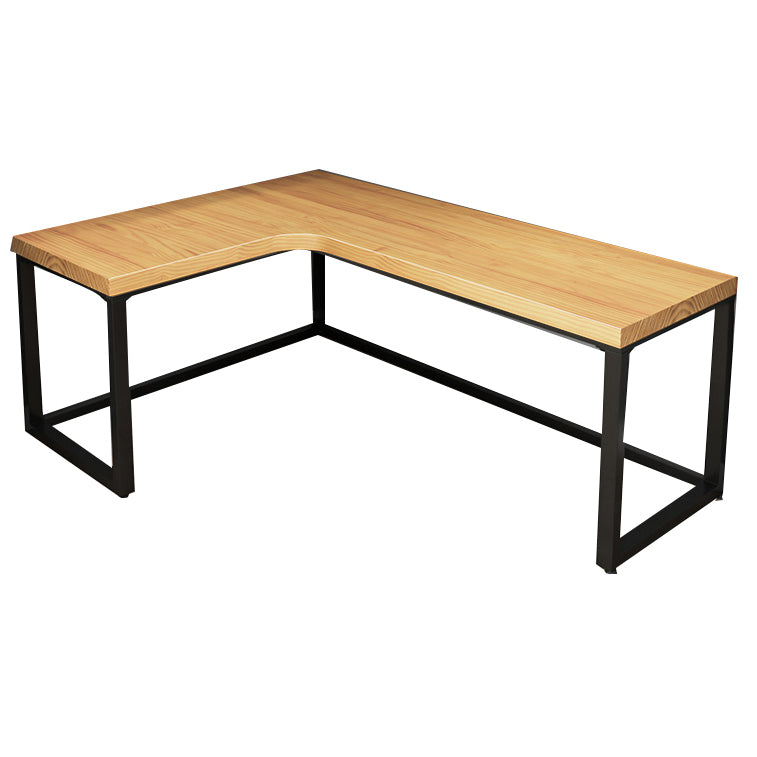 Industrial Solid Wood L-Shape Writing Desk Meeting Desk for Office