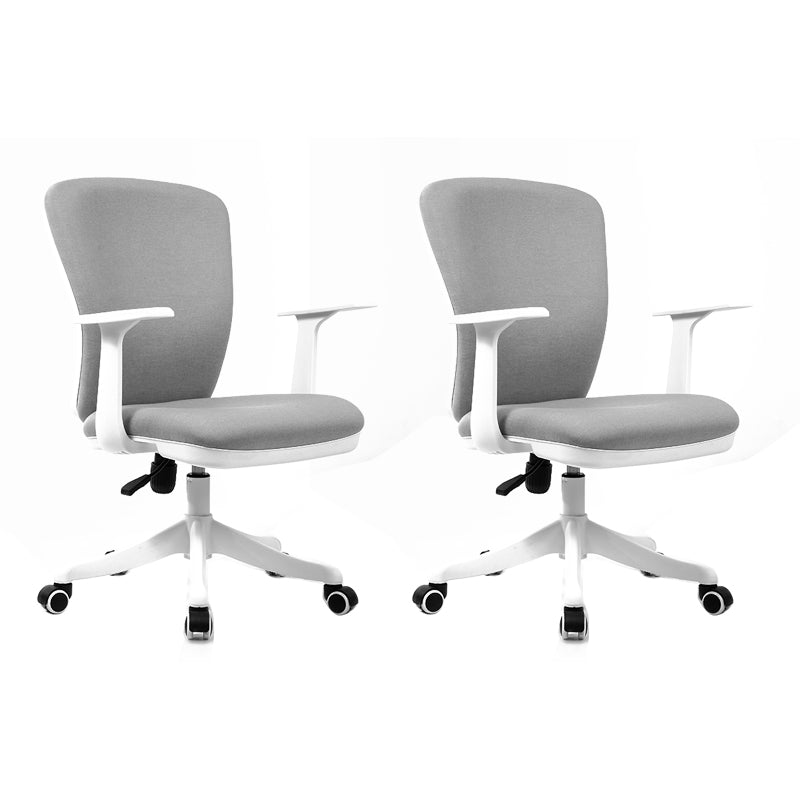 24"W Contemporary Office Chair Wheels Upholstered Conference Chair