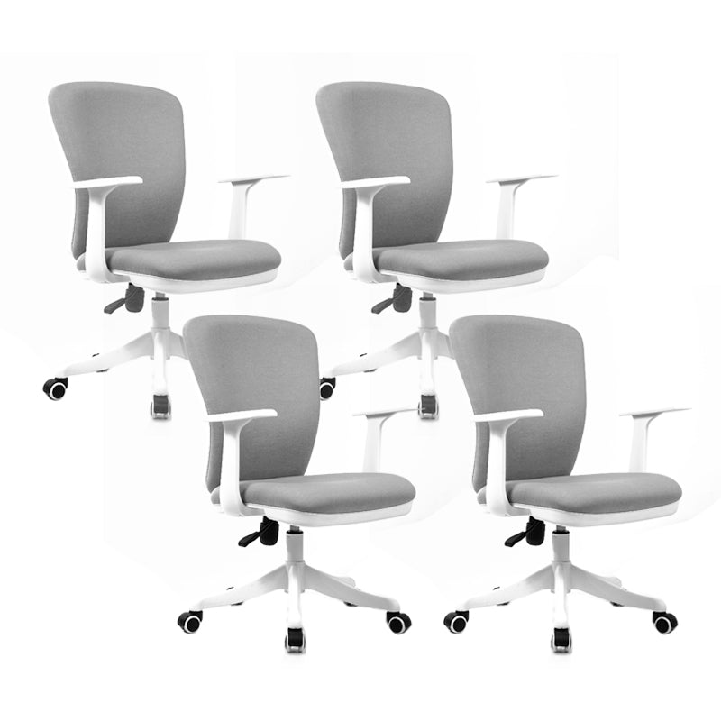 24"W Contemporary Office Chair Wheels Upholstered Conference Chair