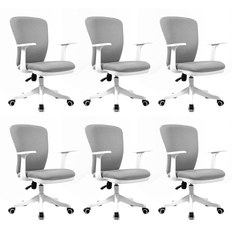 24"W Contemporary Office Chair Wheels Upholstered Conference Chair