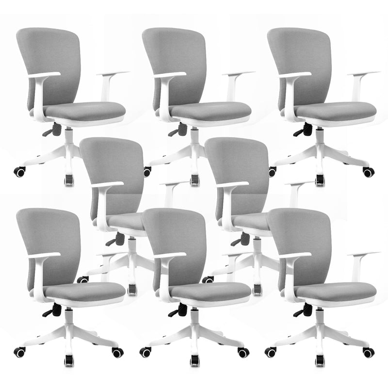 24"W Contemporary Office Chair Wheels Upholstered Conference Chair