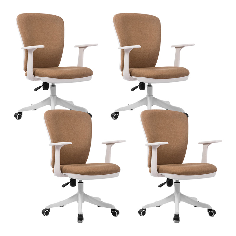 24"W Contemporary Office Chair Wheels Upholstered Conference Chair