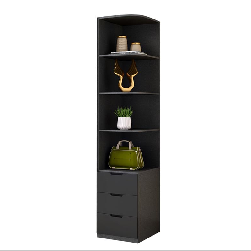 Contemporary Style Wood Wardrobe Soft Close Drawer Wardrobe Closet