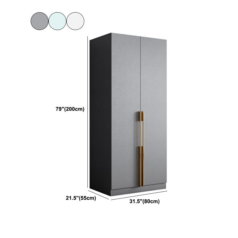 Contemporary Style Wood Wardrobe Soft Close Drawer Wardrobe Closet