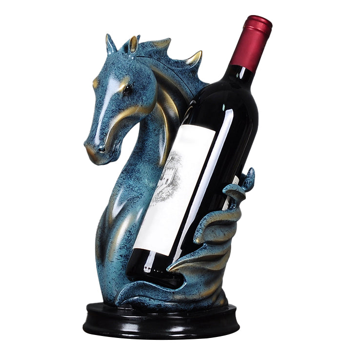 Glam Tabletop Wine Bottle Holder Resin Wine Rack Bottle for Living Room