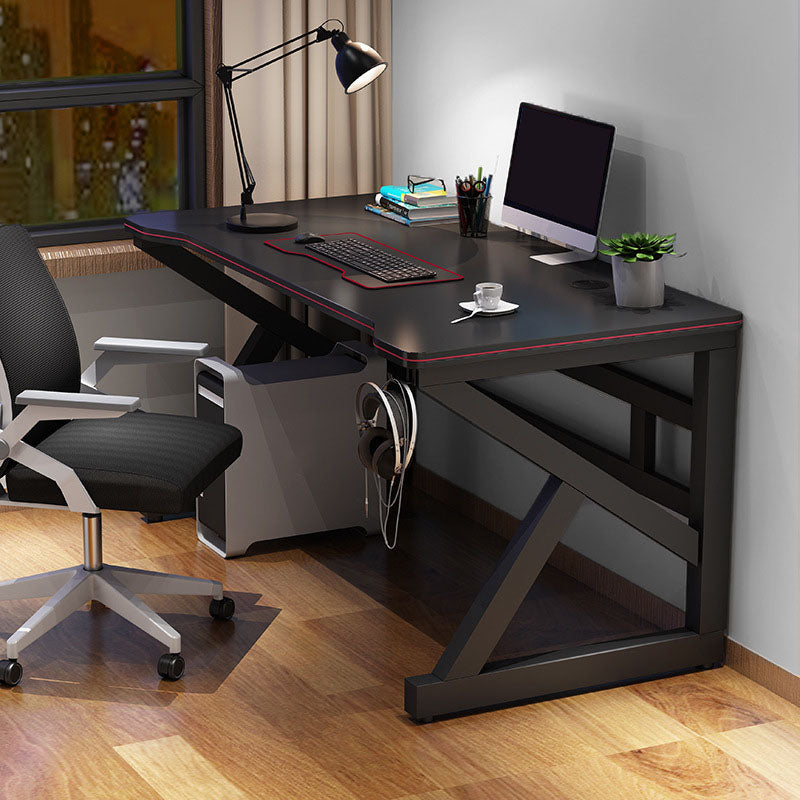 Contemporary Rectangular Computer Desk 30" Height Trestle Office Desk