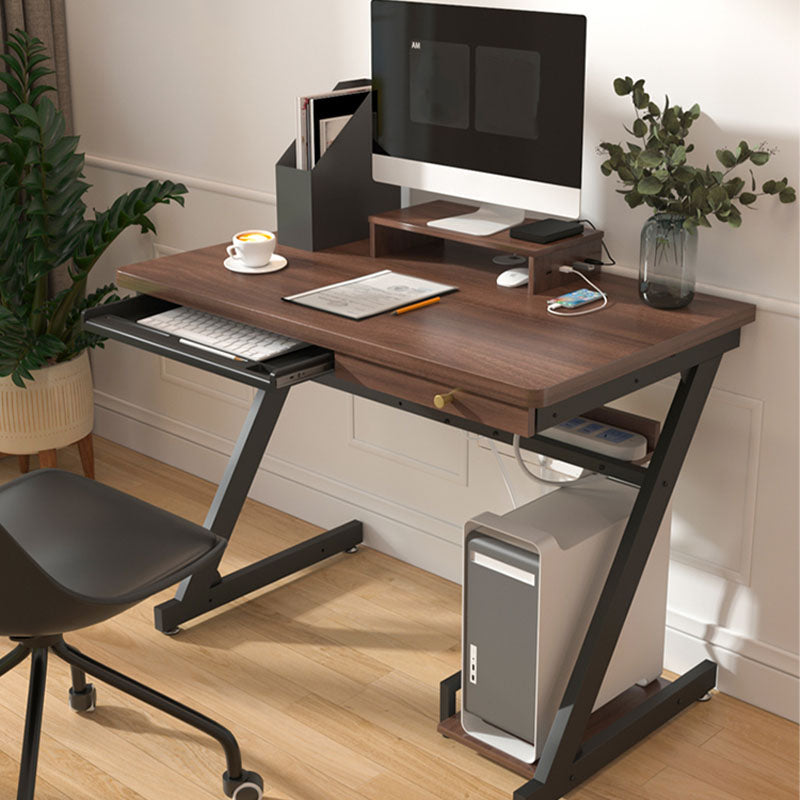 Bedroom Contemporary Computer Desk Rectangular Wooden Office Desk