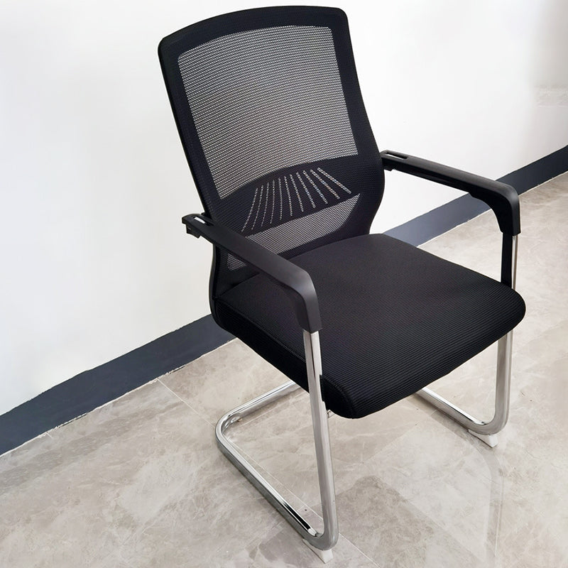 Black Contemporary Office Chair Breathable AirGrid Desk Chair