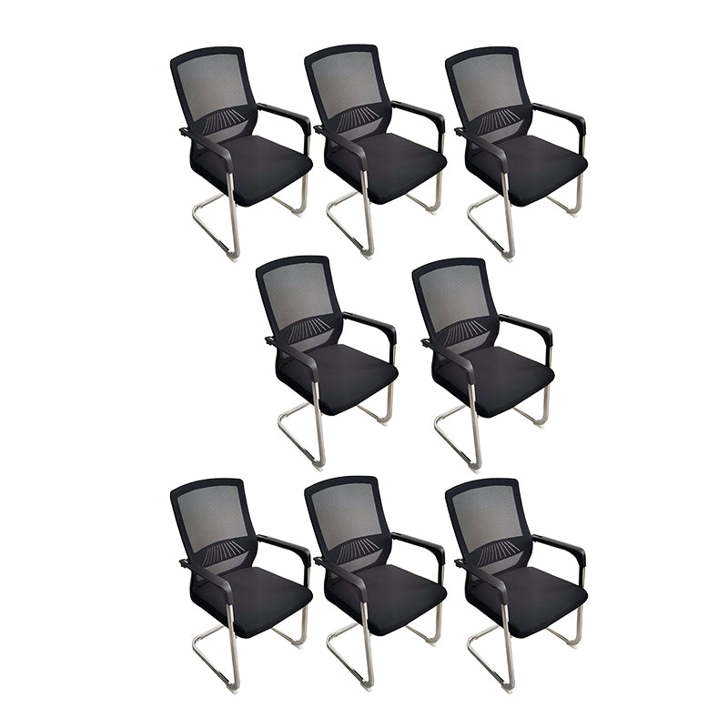 Black Contemporary Office Chair Breathable AirGrid Desk Chair