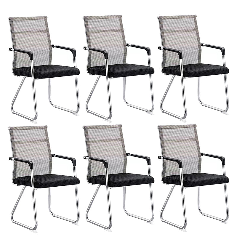 19"W Contemporary Office Chair Black Breathable AirGrid Desk Chair