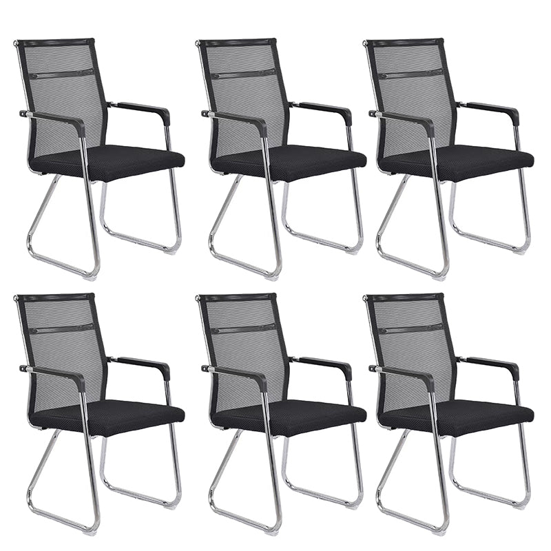 19"W Contemporary Office Chair Black Breathable AirGrid Desk Chair