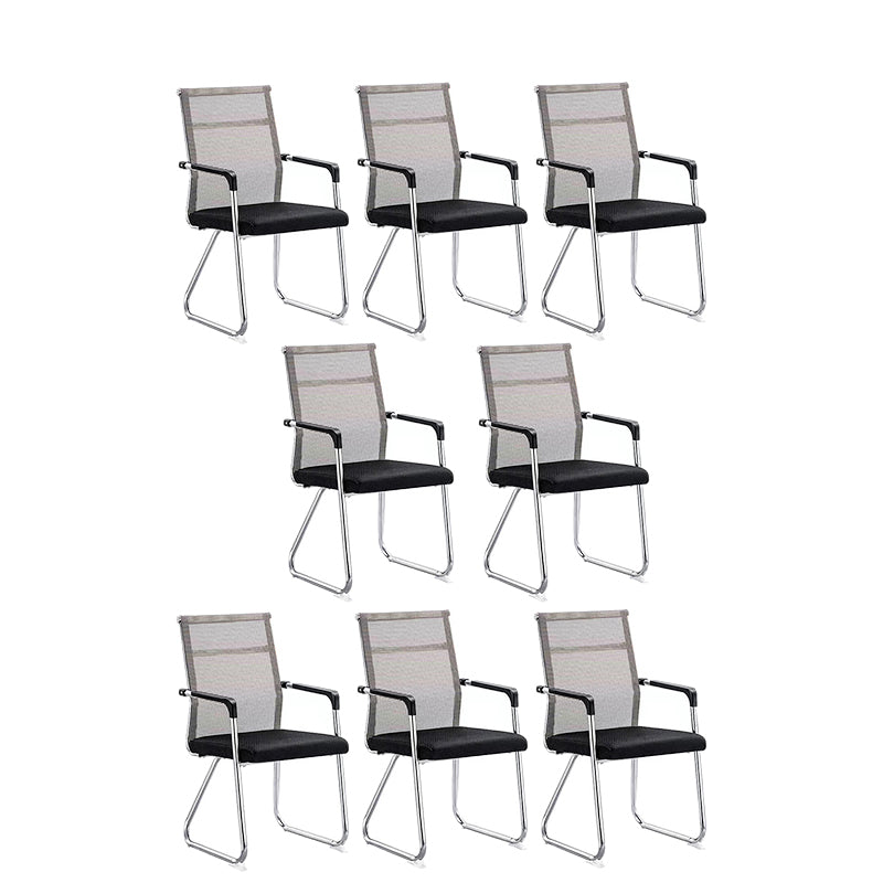 19"W Contemporary Office Chair Black Breathable AirGrid Desk Chair