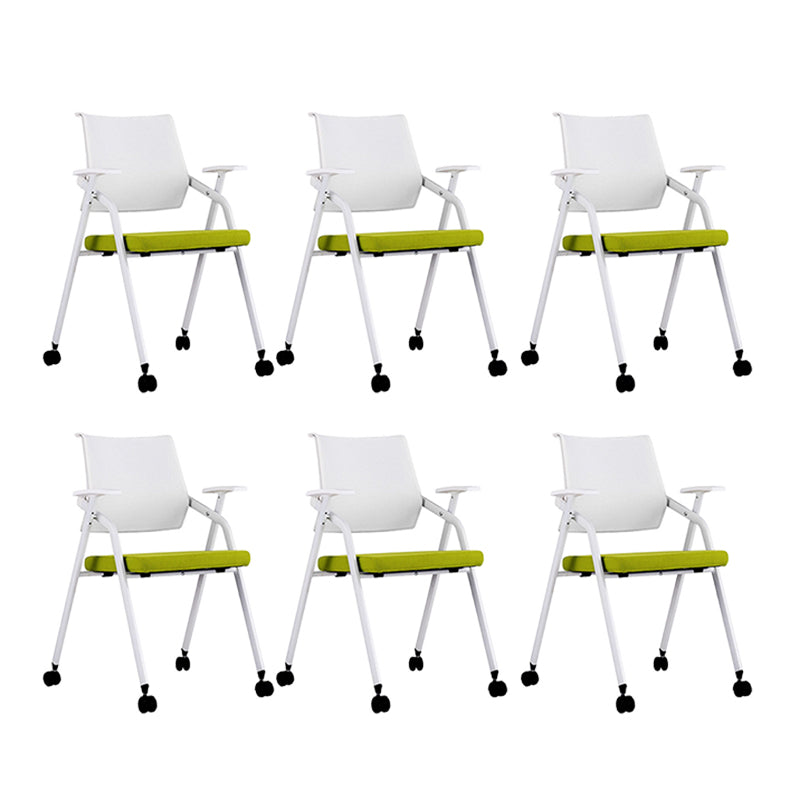 Mid-Back Conference Chair Contemporary Metal Base Guest Chair