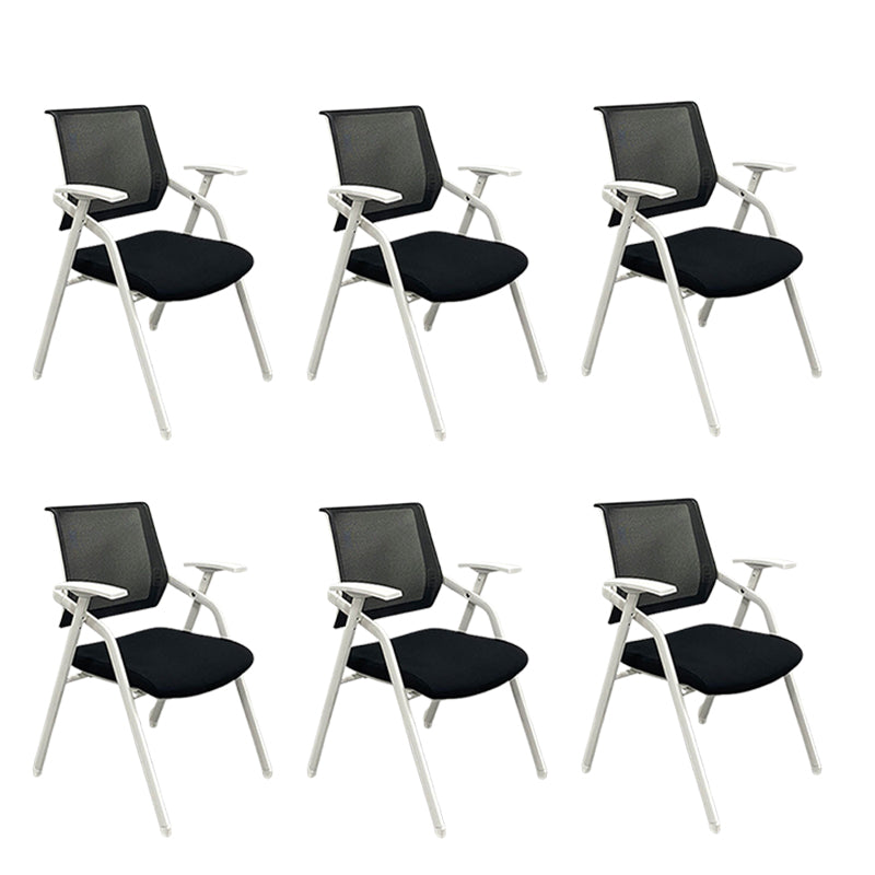 Mid-Back Conference Chair Contemporary Metal Base Guest Chair