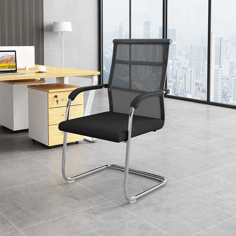 18"W Contemporary Office Chair Black Breathable AirGrid Desk Chair