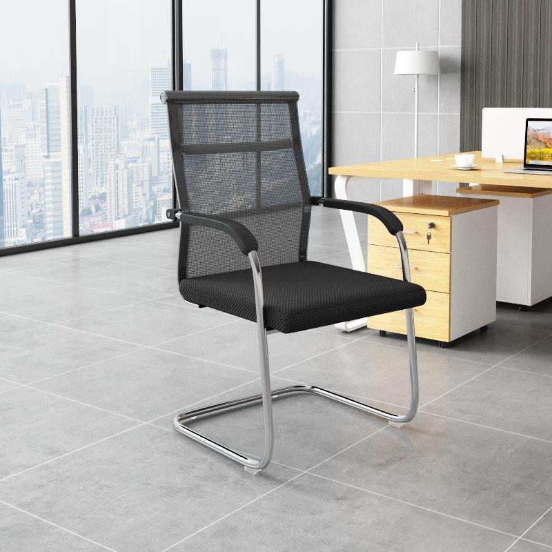 18"W Contemporary Office Chair Black Breathable AirGrid Desk Chair