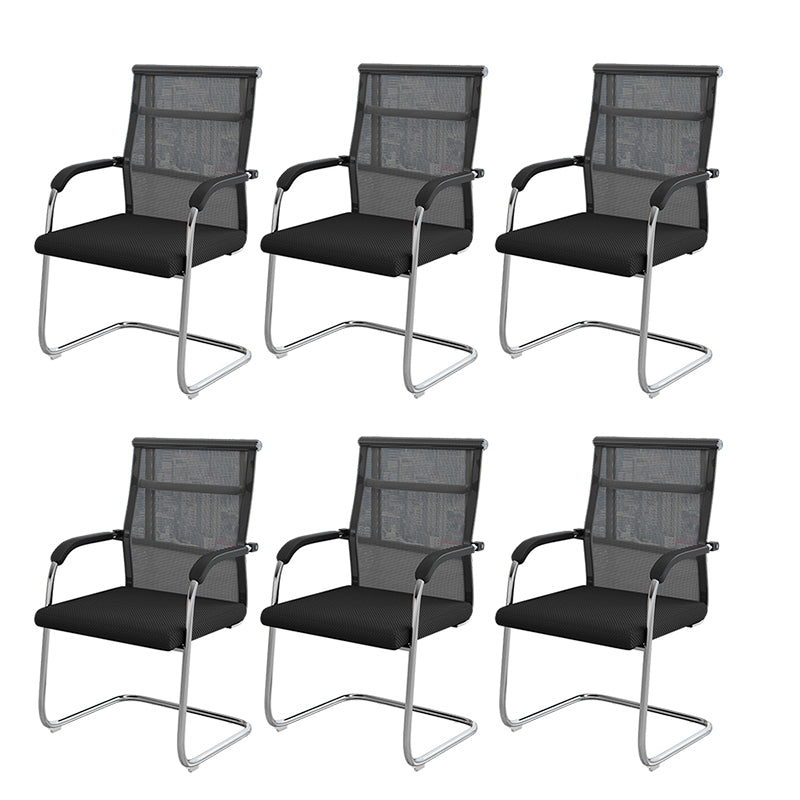 18"W Contemporary Office Chair Black Breathable AirGrid Desk Chair