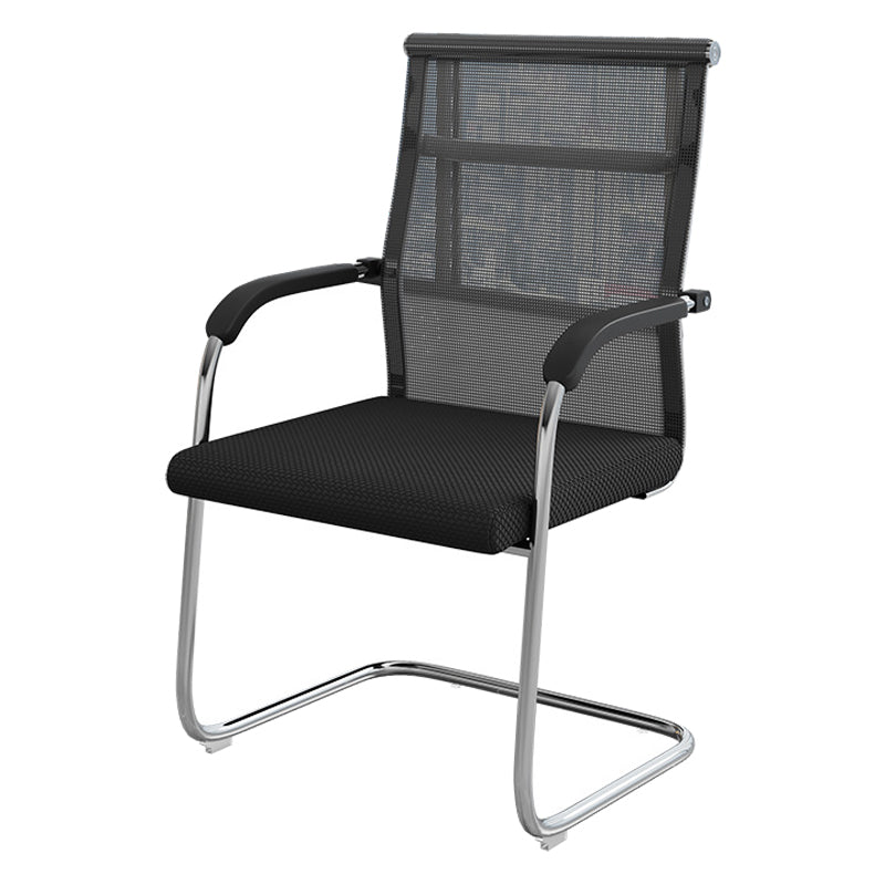 18"W Contemporary Office Chair Black Breathable AirGrid Desk Chair