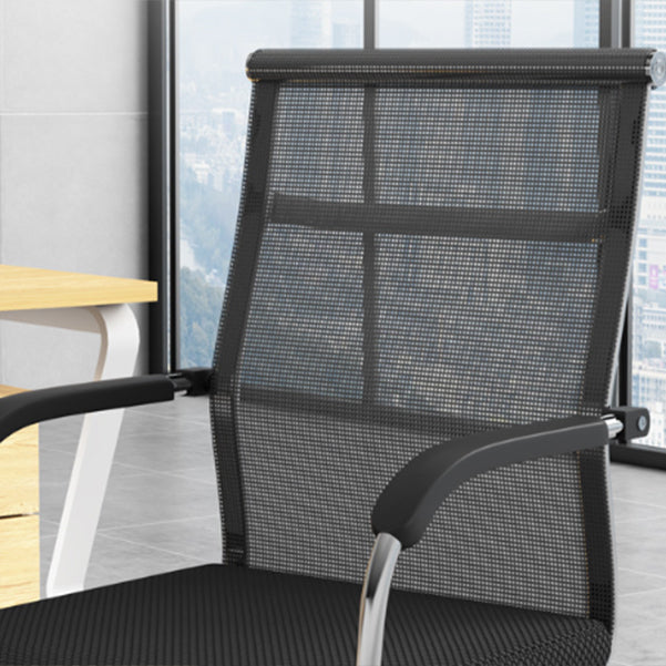 18"W Contemporary Office Chair Black Breathable AirGrid Desk Chair