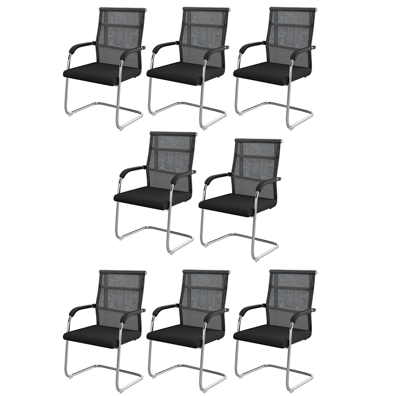 18"W Contemporary Office Chair Black Breathable AirGrid Desk Chair