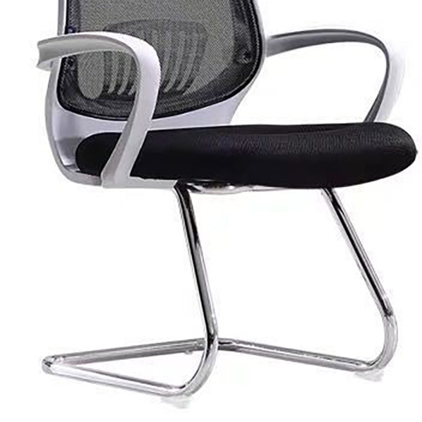 Mid-Back Office Chair Contemporary Ergonomic Arms Included Desk Chair