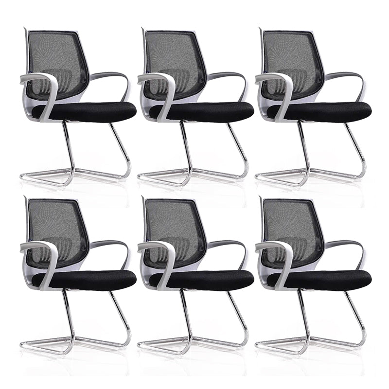 Mid-Back Office Chair Contemporary Ergonomic Arms Included Desk Chair