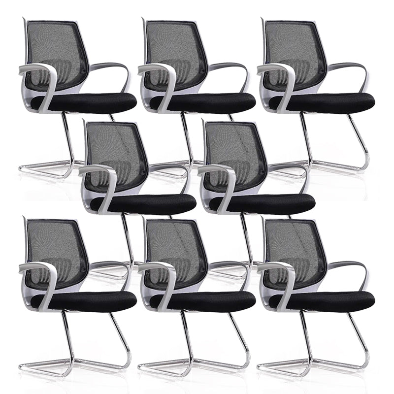 Mid-Back Office Chair Contemporary Ergonomic Arms Included Desk Chair