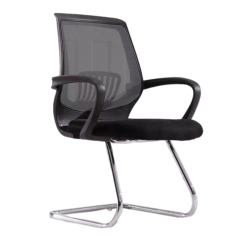 Mid-Back Office Chair Contemporary Ergonomic Arms Included Desk Chair