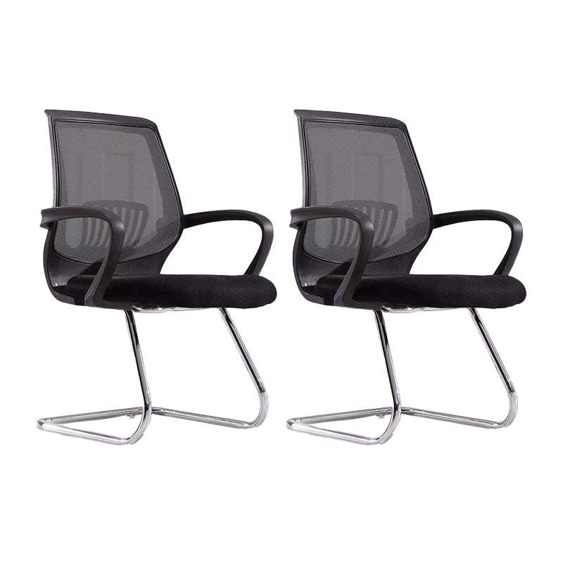 Mid-Back Office Chair Contemporary Ergonomic Arms Included Desk Chair