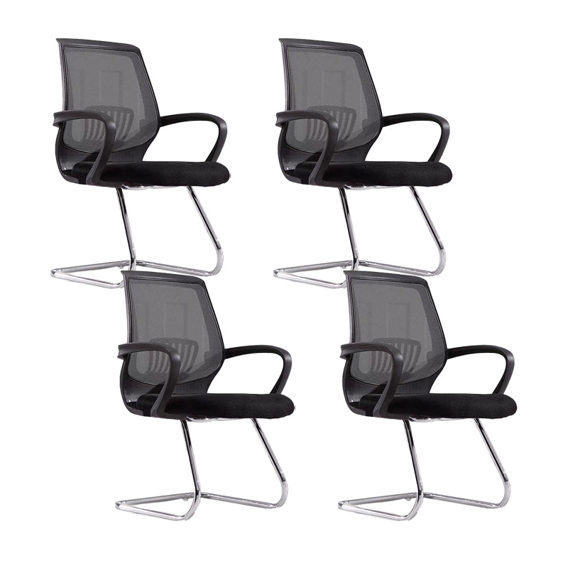 Mid-Back Office Chair Contemporary Ergonomic Arms Included Desk Chair