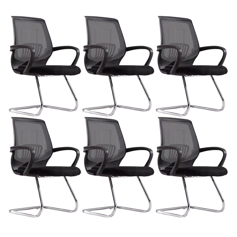 Mid-Back Office Chair Contemporary Ergonomic Arms Included Desk Chair