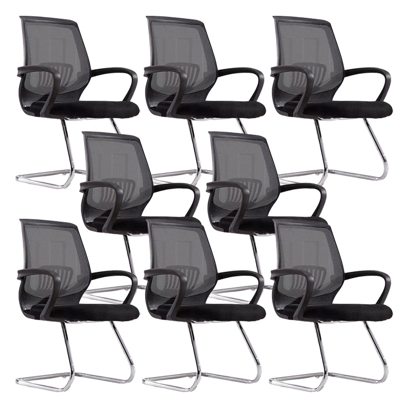 Mid-Back Office Chair Contemporary Ergonomic Arms Included Desk Chair