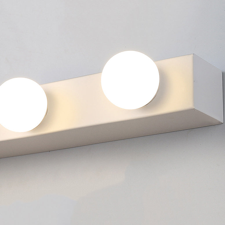 Modern Style Mirror Front Light White Multi Lights Vanity Light for Bathroom