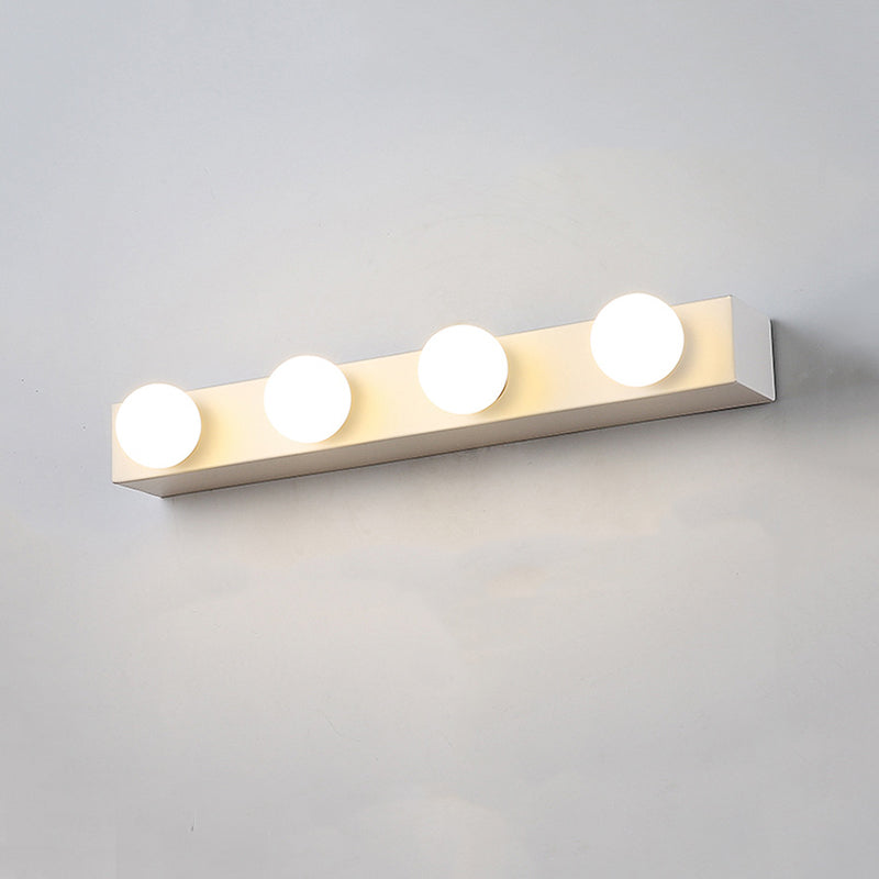 Modern Style Mirror Front Light White Multi Lights Vanity Light for Bathroom