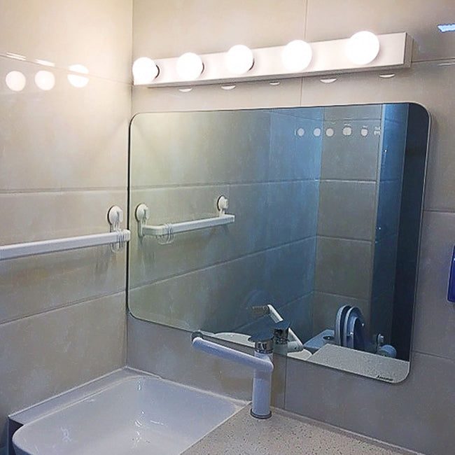 Modern Style Mirror Front Light White Multi Lights Vanity Light for Bathroom